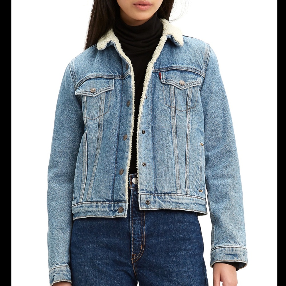 Levi’s Sherpa Denim Trucker Jacket
